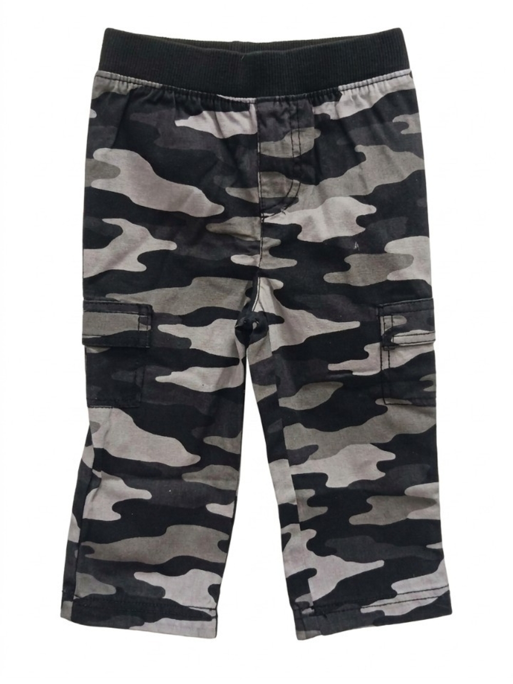 jumping beans Boys Camo Cargo Pants - Black & Gray